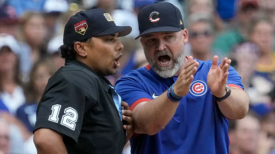 Cubs Manager Gets Really Mad After Getting Kicked Out by Umpire