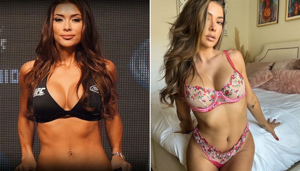 UFC Ring Girl Arianny Celeste Charms Fans with Coffee Time Lingerie Pic