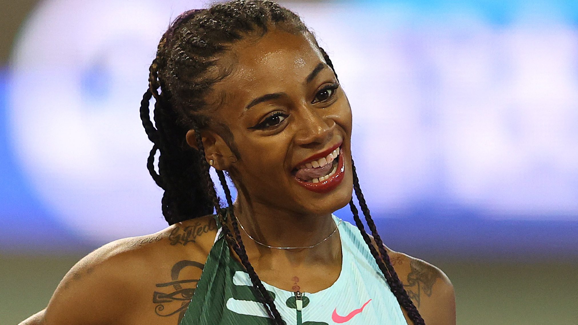 Sha’Carri Richardson Stuns the Crowd With Wig After Winning U.S. Track