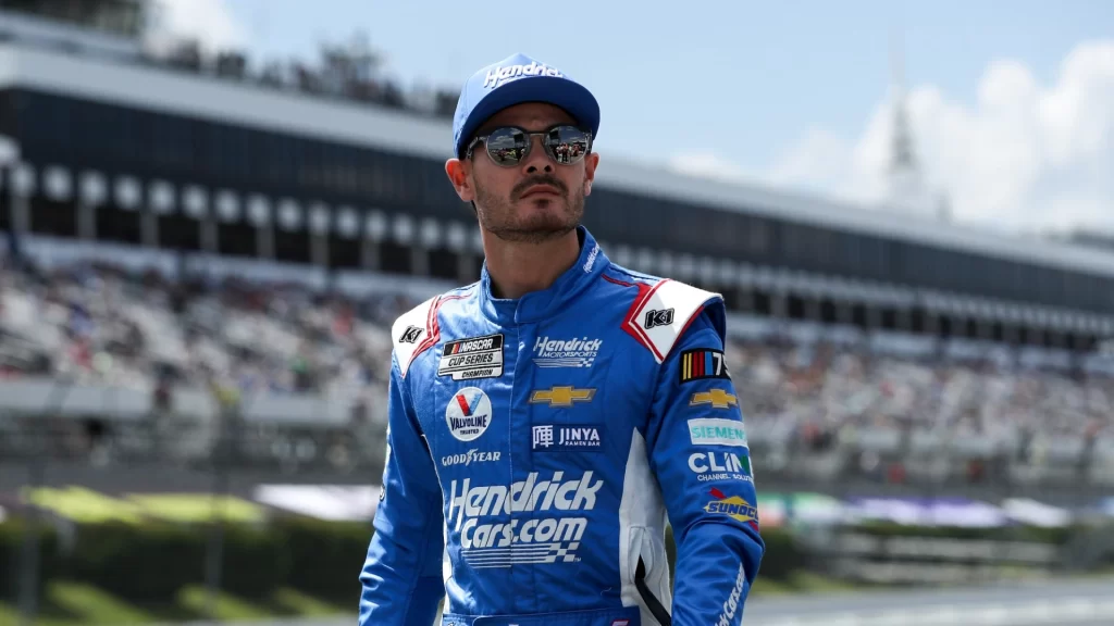 Kyle Larson Upset with Denny Hamlin After Collision During Race