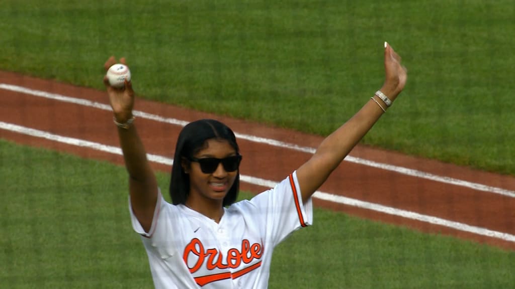 Fans Reaction To Angel Reese’ First-Pitch Before MLB Game Night