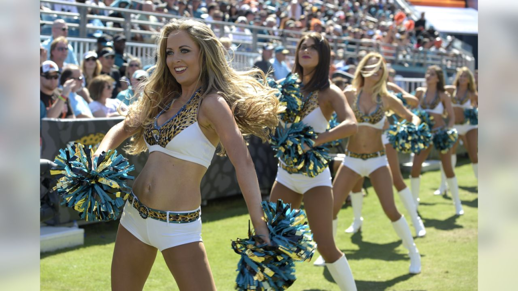 Jacksonville Jaguars Cheerleader’s Iconic Photos Trending on the Internet