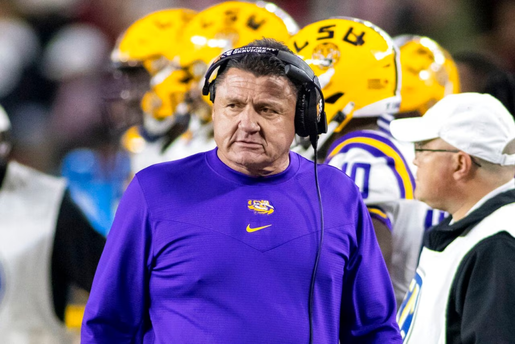 Ed Orgeron’s Flirting Video With Women At Beach