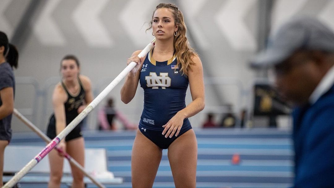 Meet Olivia Fabry Notre Dame S Talented Pole Vaulter And Rising Star