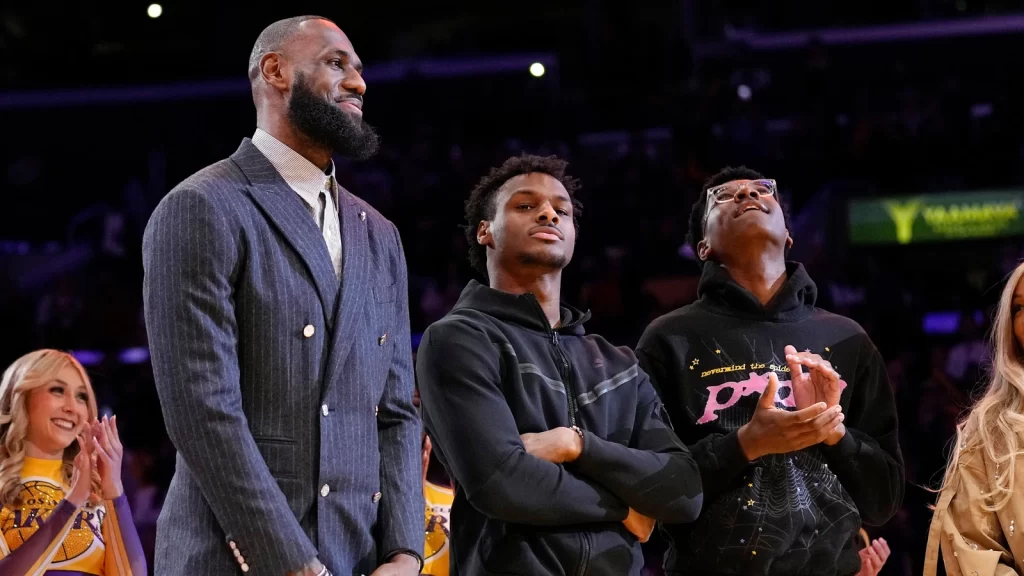 Bronny James’s First Public Appearance Since Cardiac Scare On Los Angeles Monday Night