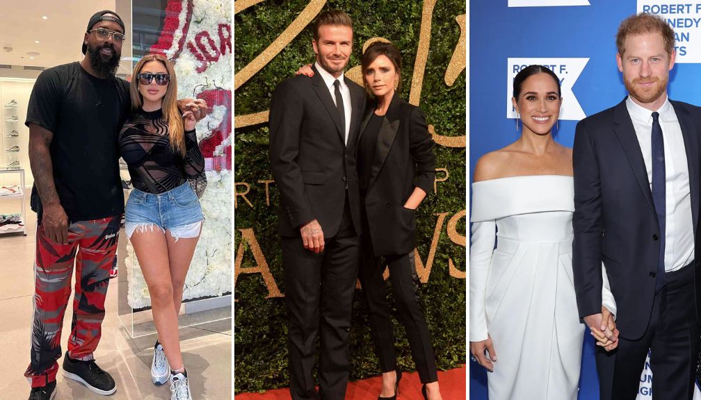 Podcast Detectives Larsa Pippen and Marcus Jordan Dive into the David & Victoria Beckham vs. Meghan & Harry Rift