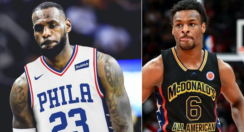 Philadelphia 76ers’ Last Hope, LeBron James, and Bronny Are Latest Hail Mary