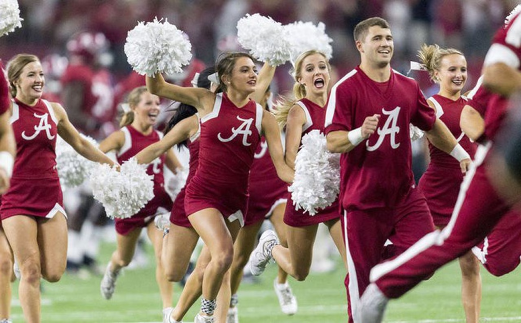 Wild Photos of Alabama Cheerleader’s Going Viral Amid College Football Season