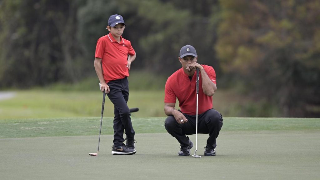 Charlie Woods wins Notah Begay Golf Event with Dad Tiger Woods - Bullscore