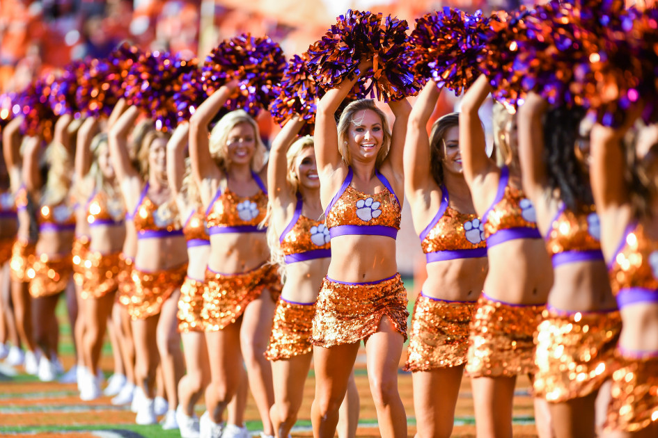 Meet Allie Enright, the Clemson Cheerleader Who Stands Out Against Duke Tonight