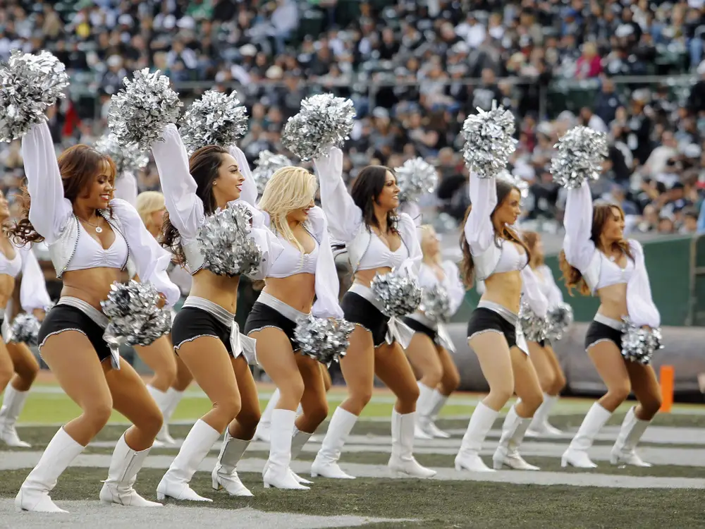 Wild Photos Of Raiders Cheerleaders Going Viral After Broncos Game