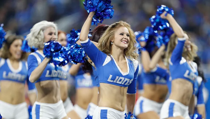 Wild Photos Of Lions Cheerleaders Going Viral