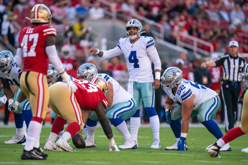 Early Betting Odds for Cowboys vs. 49ers in Week 5
