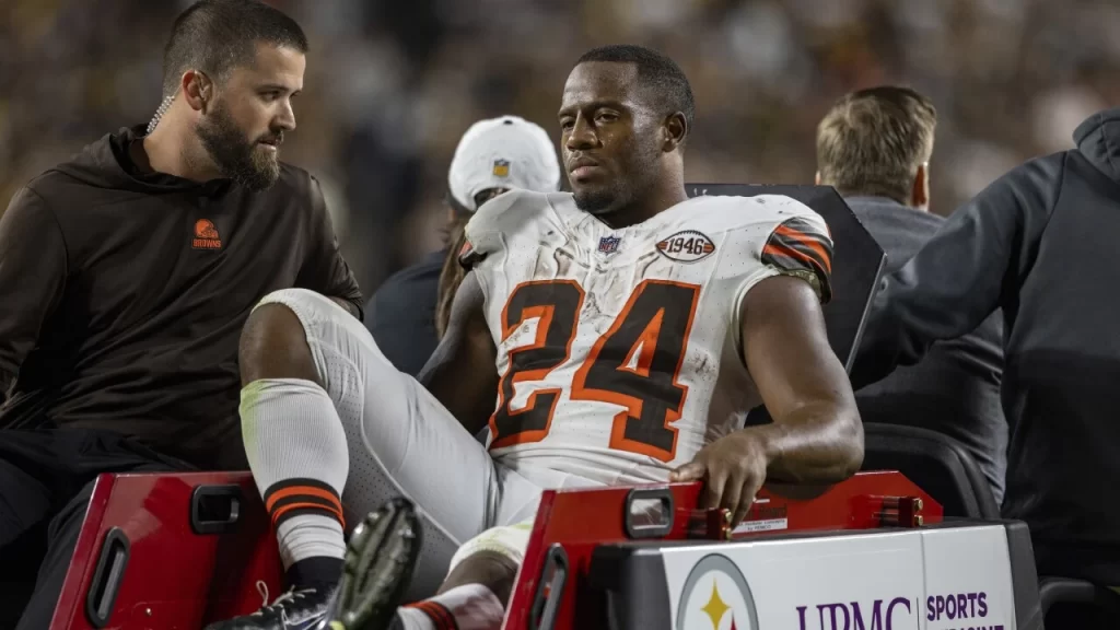 Browns Nick Chubb Done For 2023 NFL Season  Due To Knee Injury During Game Against Steelers