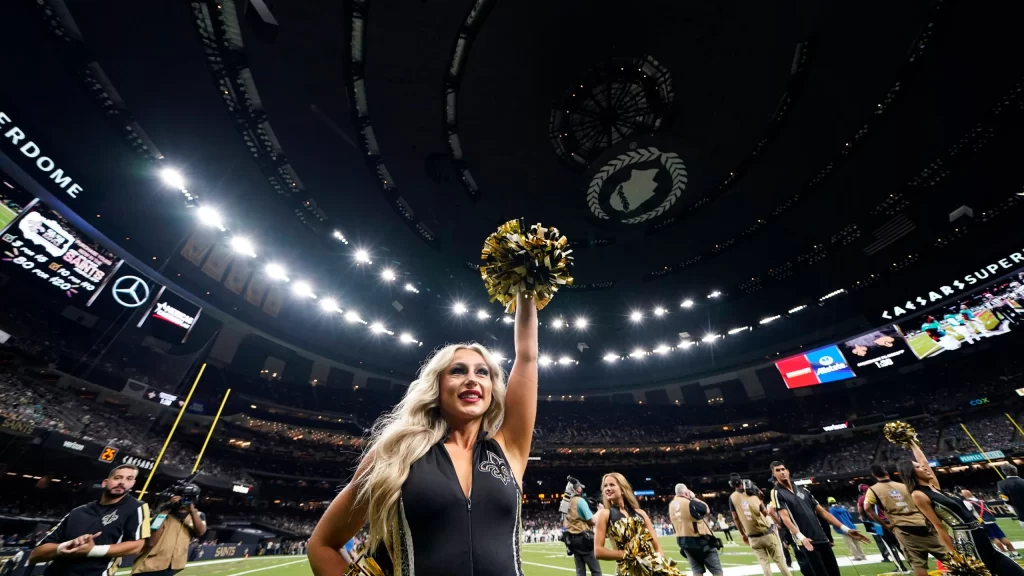 Madison Buller, Saints Cheerleader Turning Heads During MNF Game Against Panthers