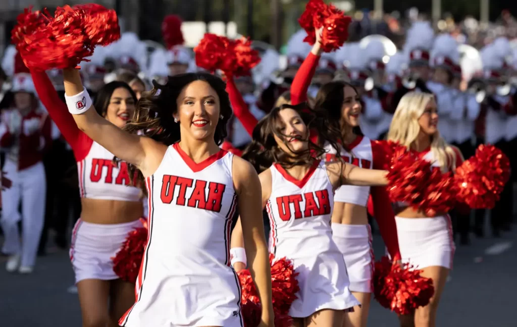 Wild Photos Of Utah Cheerleader Going Viral Before UCLA Game