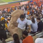 Fan Ejected from Bowers Stadium for Inappropriate Costume at College Football Game