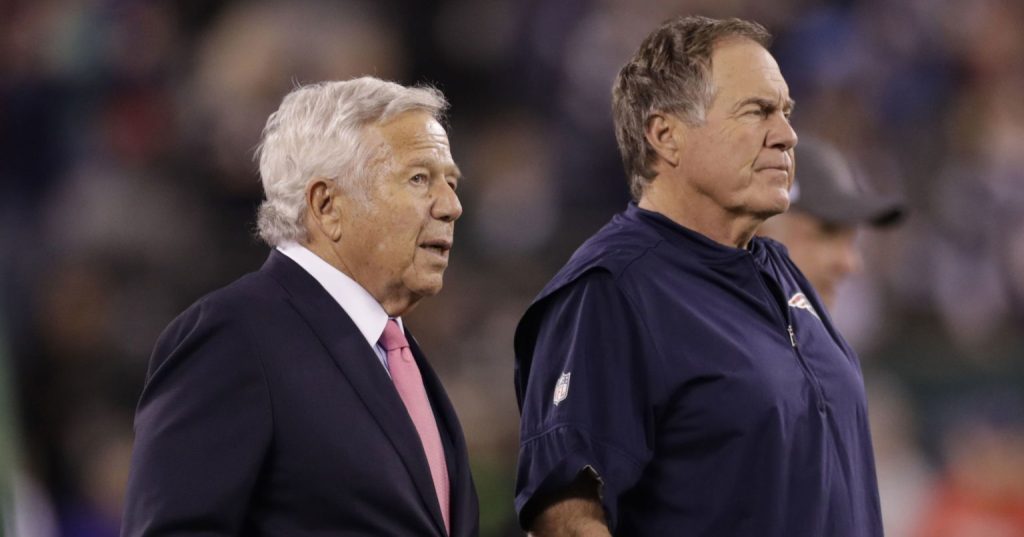 Skip Bayless works on Bill Belichick’s future with the Patriots will be decided by Robert Kraft in “very hard decisions”