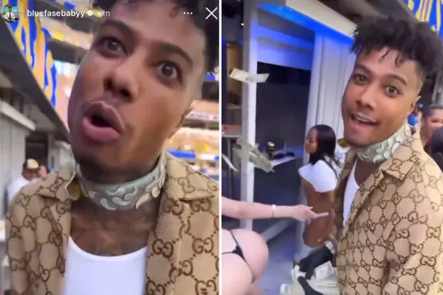 Rapper Blueface’s Controversial Stunt of Bringing Strippers at Rams Game Sparks Potential NFL Ban