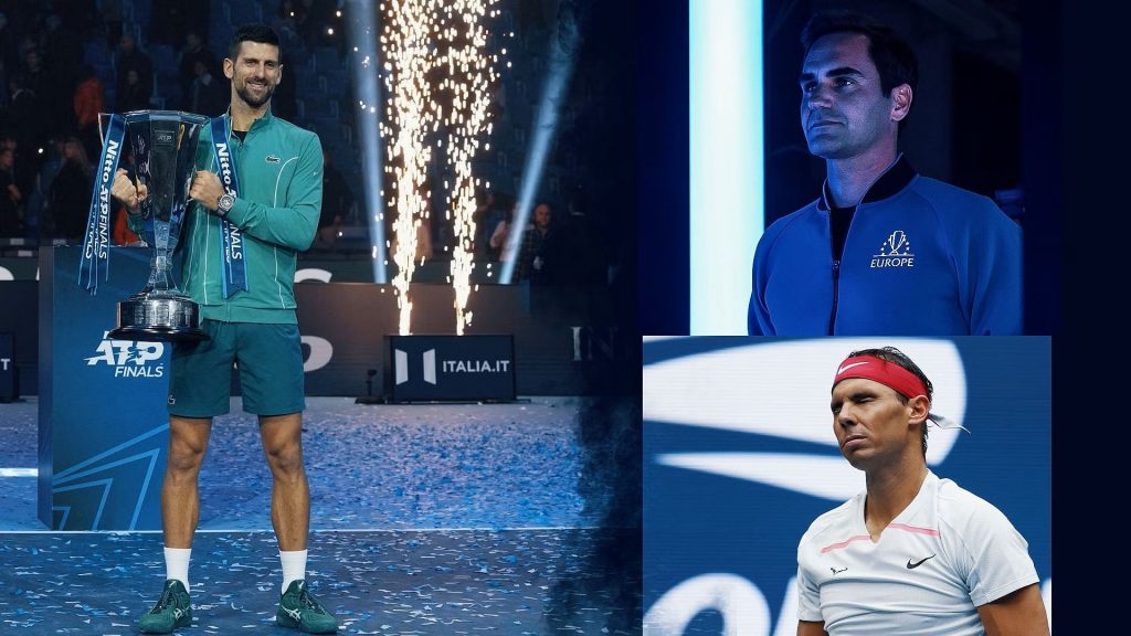 5 records established by Roger Federer and Rafael Nadal that Novak Djokovic shattered in 2023