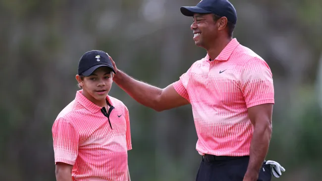 Golf fans erupt with excitement as Tiger Woods and son Charlie reveal their participation in 2023 PNC Championship