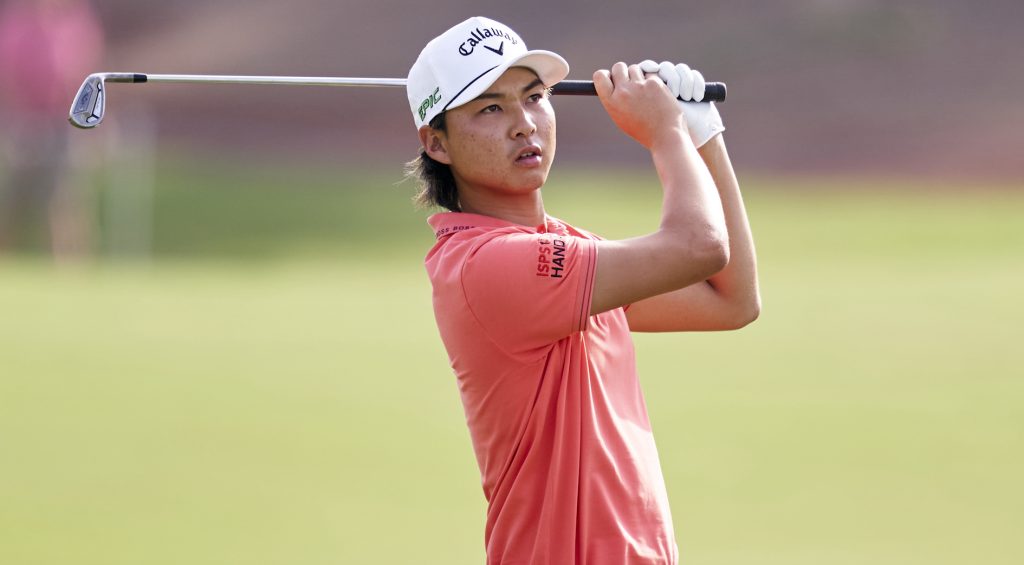 Min Woo Lee is leading the Australian PGA Championship